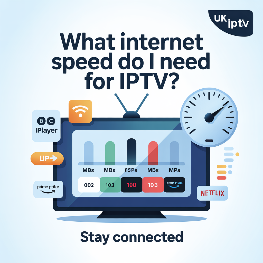 what internet speed do i need for iptv