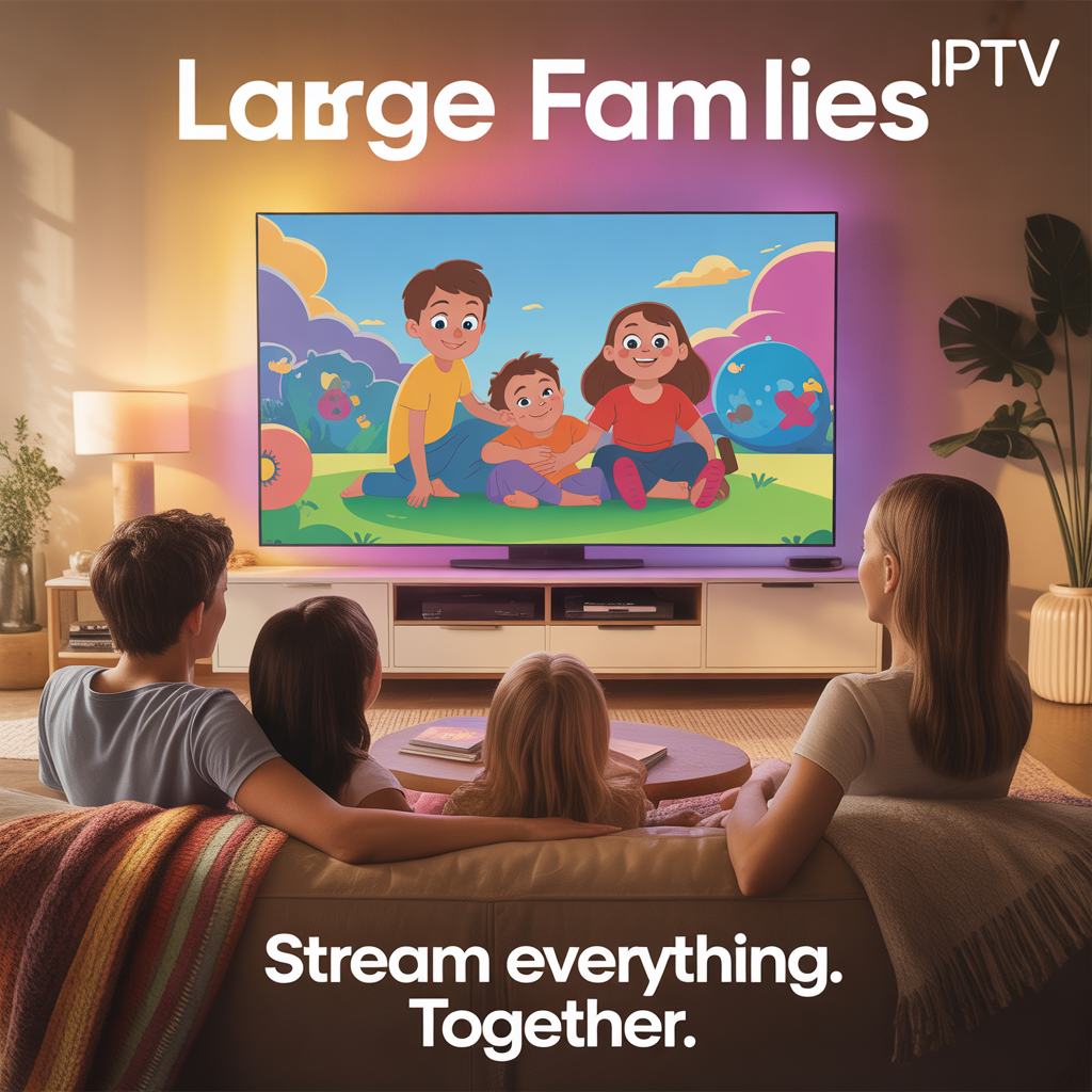 iptv for large families