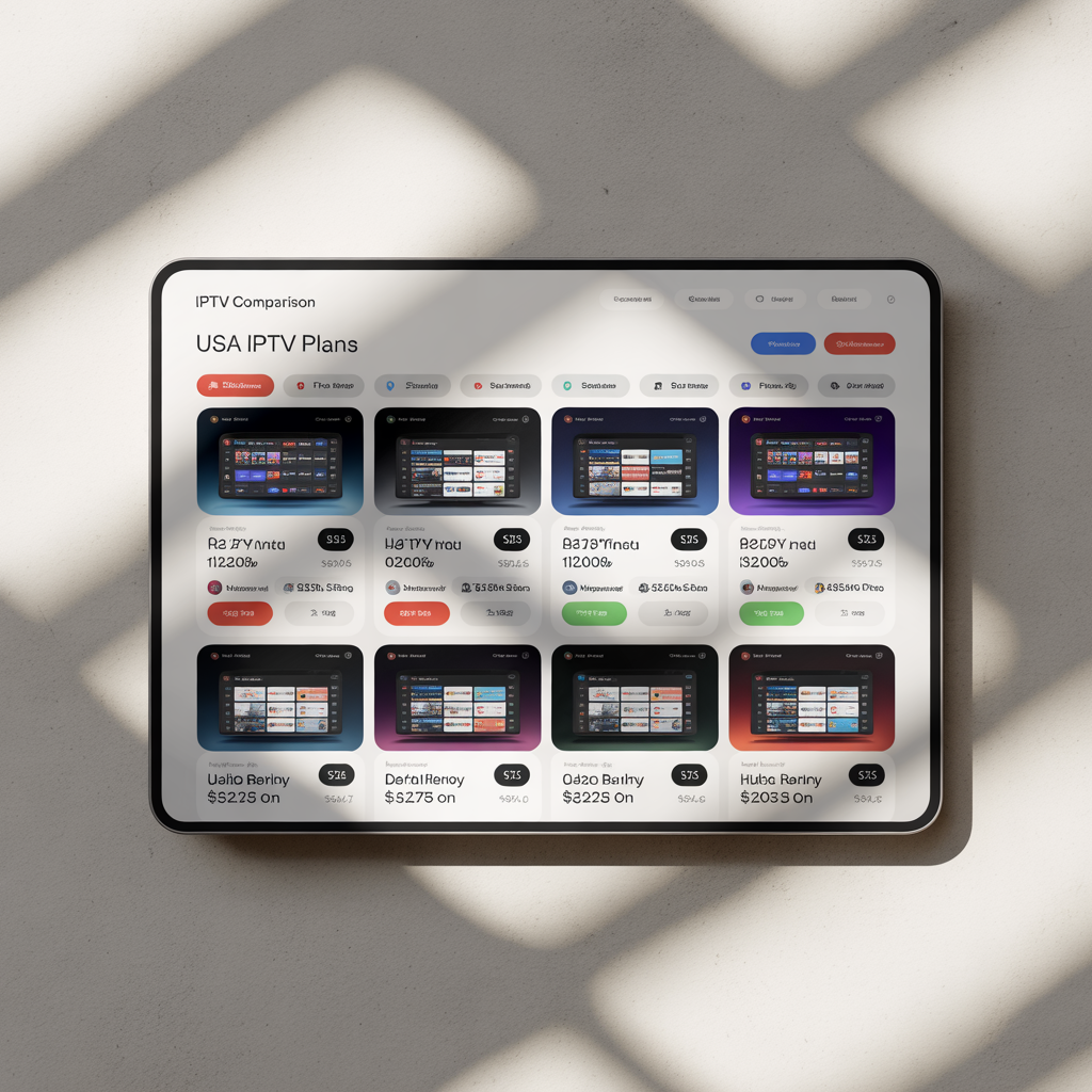 iptv plan comparison usa