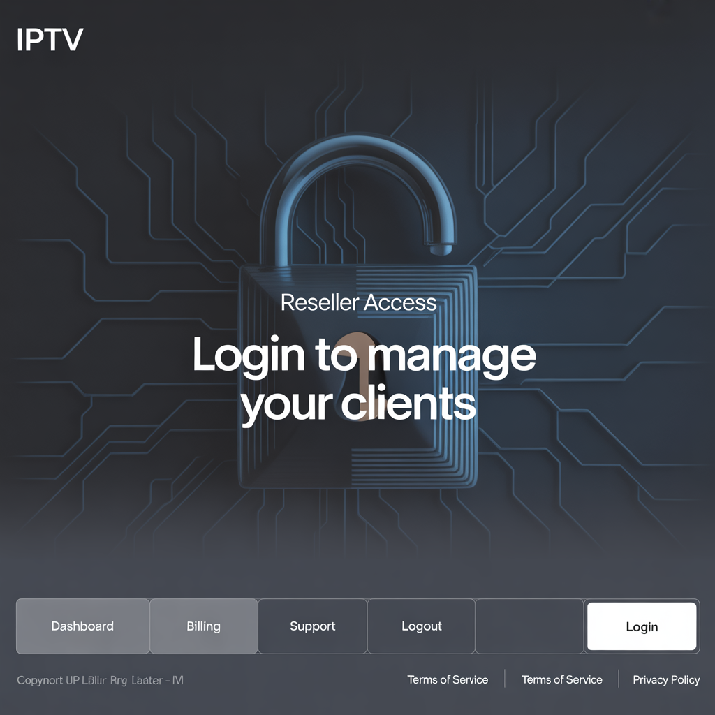 iptv reseller dashboard